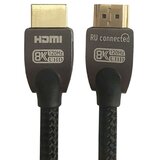 X Wave HDMI 2.1 2m pc 8K 60Hz bakarni pleteni kabl sa pozlacenim/cink konektorima Cene
