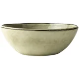DUTCH ROSE skleda Organic 23xh8 cm, krem, stoneware