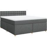  Okvir kreveta s oprugama i madrac svjetlosivi 180x200cm tkanina | shoptok.hr