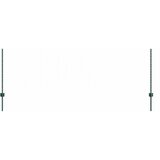  Stup za ogradu 5 pcs Zelena 120 cm Čelik | shoptok.hr