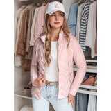DStreet Kurtka damska przejściowa pikowana ZIPZAB jasno różowa | Shoptok.si