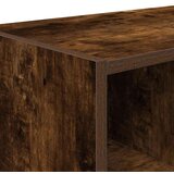 vidaXL Regal za čevlje 2 kosa zložljiva dimljeni hrast 89,5x30x40 cm | Shoptok.si