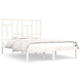 Furnova Posteljni okvir brez vzmetnice bel 140x200 cm trdna borovina, (21936718) | Shoptok.si