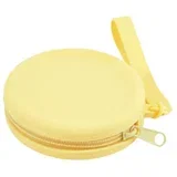 silikonski mini novčanik žuti 9x3cm