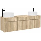  Set ormarića za kupaonicu 3 kom. Hrast sonoma Smeđa 49 x 44,5 x 65,5 cm | shoptok.hr