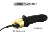 Dorcel Mini Lover 2.0 - vibrator na baterije, G-točka (crno-zlatni) | shoptok.hr