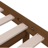  Okvir za krevet od masivnog drva boja meda 75x190 cm mali | shoptok.hr