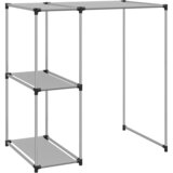 The Living Store Regal za nad pralni stroj siv 87x55x90,5 cm železo - Regal Za Shranjevanje, (21418154) | Shoptok.si