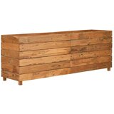 In Posuda za sadnju 150x40x55 cm od reciklirane tikovine i čelika | shoptok.hr