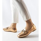 Gemre Pink-gold loafers with rhinestones Marechal | shoptok.hr
