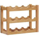vidaXL stalak za vino za 12 boca 47 x 21 x 36 cm od masivne hrastovine | shoptok.hr