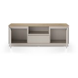 Marckeric Bež TV omarica v hrastovem dekorju 161x55x40 cm Loreta – | Shoptok.si