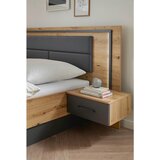 Rauch Möbel POSTELJNA GARNITURA 160 cm x 200 cm , tekstil, leseni material siva, hrast artisan | Shoptok.si
