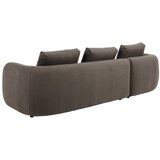 Bonami Selection siva/rjava kotna sedežna garnitura iz tkanine bouclé (desni kot) imola – | Shoptok.si