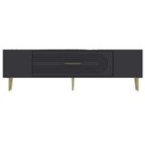 Hanah home tv polica Dekol3 anthracite gold | ePonuda.com
