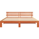  Okvir kreveta od borovine Vosak smeđi Čvrsto drvo 180 x 200 cm | shoptok.hr