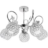 Toolight Kristalna svjetiljka visilica s metalnim listovima APP636-5C | shoptok.hr
