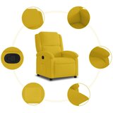  Naslonjač žuti baršunasti | shoptok.hr