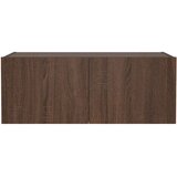  Zidni TV ormarić s LED svjetlima boja hrasta 80x35x31 cm | shoptok.hr