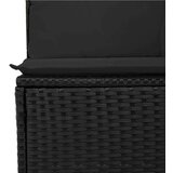  11-dijelni set vrtnih sofa od poliratana s jastucima crni | shoptok.hr