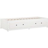  Dnevni ležaj bijeli 90 x 200 cm od masivne borovine | shoptok.hr