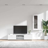  Set TV komoda s ladicama Visoki sjaj bijela Konstruirano drvo | shoptok.hr