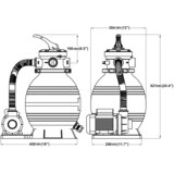  Crpke s pješčanim filtrom 2 kom 400 W 11 000 L/h | Eponuda.com