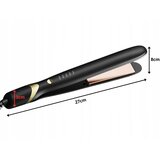  60w keramička pegla za kosu s kontrolom temperature do 220°c crna | shoptok.hr