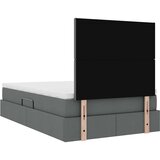  Krevet s prostorom za pohranu s LED-om Tamno siva 120 x 190 cm | shoptok.hr