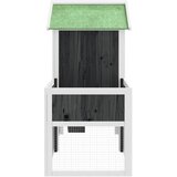  Kavez za zečeve sivi 170 x 63 x 113 cm od masivne borovine | Eponuda.com