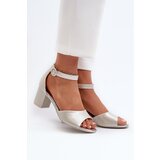 VINCEZA Leather Sandals with Heel 23 | Shoptok.si