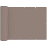  Zaslon za privatnost na balkonu 150 x 400 cm Polyester Smeđesiva | shoptok.hr