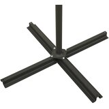  Konzolni vrtni suncobran sa stupom i LED svjetlom 300 cm zeleni | shoptok.hr