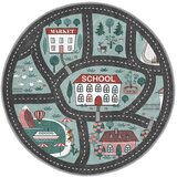 Mila Home Periv dječji tepih za igru ø150 cm Happy Neighbourhood – | shoptok.hr