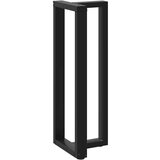 vidaXL Noge za barski stol T-oblika 2 kom crne 40x35x(110-111)cm čelik | shoptok.hr