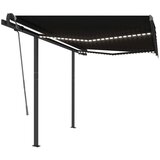  Avtomatska tenda LED + senzor 3,5x2,5 m antracitna, (20729096) | Shoptok.si
