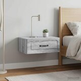  Noćni ormarić za montažu na zid 2 kom. Siva sonoma | shoptok.hr