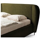 Makamii Tamno zeleni tapecirani bračni krevet s podnicom 180x200 cm Makana – | shoptok.hr
