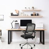 MID.YOU Pisarniški Stol Miko B Eco, Črna | Shoptok.si