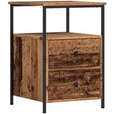 Maison Chic Nočna omarica - Nočna miza starinski les 34x35,5x50 cm inženirski les, (21687651) Cene