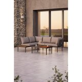 Beldano Lounge Garnitura Basel, Siva, Akacija, 3-Delno | Shoptok.si