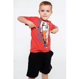 Fasardi Boys' red t-shirt with an application