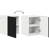 vidaXL Stenska kuhinjska omarica Črna 30 x 31 x 40 cm Konstruiran les | Shoptok.si