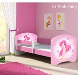 Dječji krevet ACMA s motivom, bočna roza 180x80 cm 07 Pink Fairy | shoptok.hr
