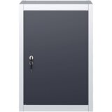  Zidni ormarić za alat u industrijskom stilu metalni sivo-crni | shoptok.hr