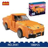  Cogo trkački auto narandžasti, sa oprugom - broj delova: 186 ( 93656 ) Cene