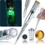 Rosfix Napetostni Tester Izvijač – Svetlobna In Zvočna Indikacija, Varnostni Stik | CR‑V Jeklo, ABS, 70–250 V, LR41, (5000244517) | Shoptok.si