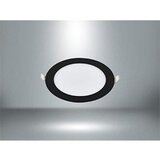 PANEL LED 12W okrugli ugradni 6500K crni E-Light Cijene