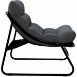  Vrtni namještaj s jastukom 2 pcs Crna 60,5 x 81 x 71 cm | shoptok.hr