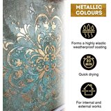 MetalliK kompozitna metalik akrilna boja 500g | Various Shades